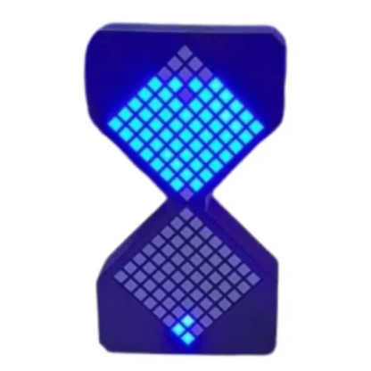 Cyber LED Digital Hourglass Timer – Gravity Sensing Electronic Sand Clock with 1–30 Minute Timer, Futuristic Desk Decoration and Smart Home Gadget
