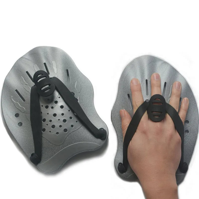 Swim Training Paddles - Adjustable Hand Fins for Adults & Kids, Enhance Stroke Efficiency, Water Resistance & Swim Power
