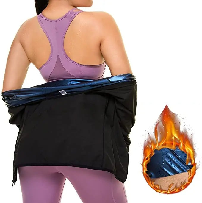Women's Sauna Sweat Vest - Short Sleeve Heat-Trapping Shapewear for Slimming, Workout & Body Sculpting Results