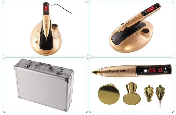 Korean Gold Fibroblast Plasma Device - Cold Beauty Machine for Mole Removal, Skin Tightening, and Non-Invasive Face Lift