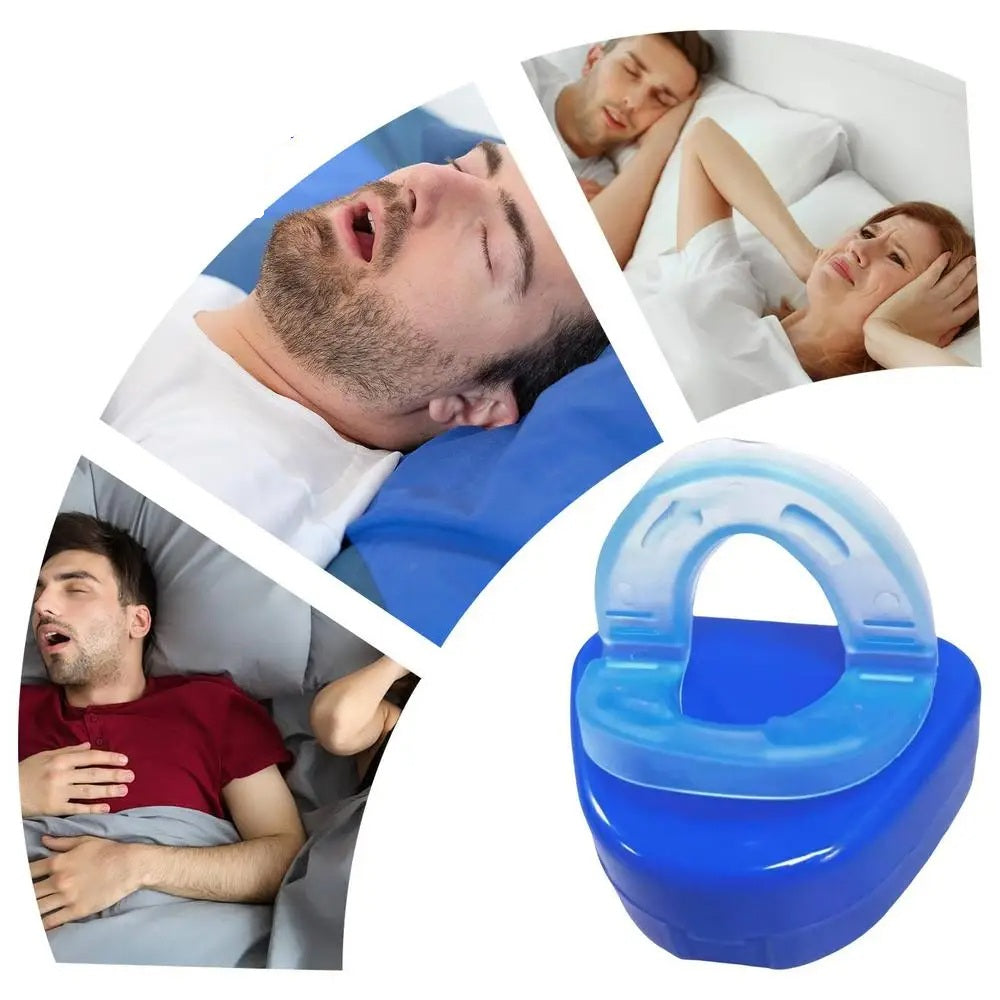 Reusable Anti-Snoring Mouthpiece – Comfortable Breathing Aid and Sleep Solution for Snore Reduction and Better Nighttime Rest Without Discomfort