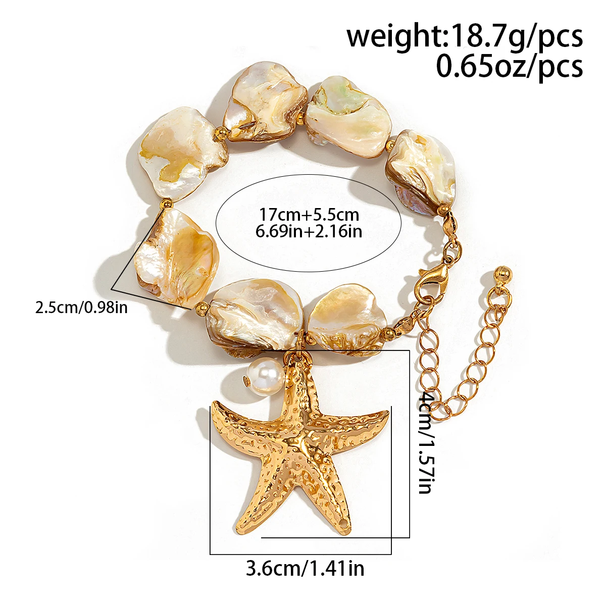 Big Starfish Pendant Gold Necklace – Beach-Inspired Vintage Choker for Bold Summer Looks & Ocean Lovers