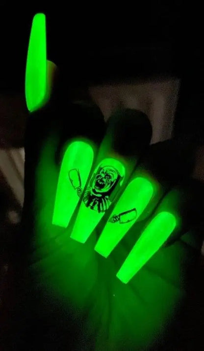 Long-Lasting Luminous Nail Dust - 50G Glow Phosphor Glitter for Nail & Resin Art