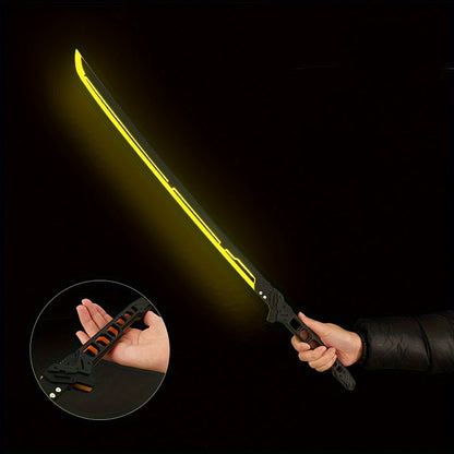 Cyberpunk LED Katana – Light-Up Samurai Sword Replica for Futuristic Cosplay, Combat Roleplay, and Sci-Fi Costume Accessory Displays
