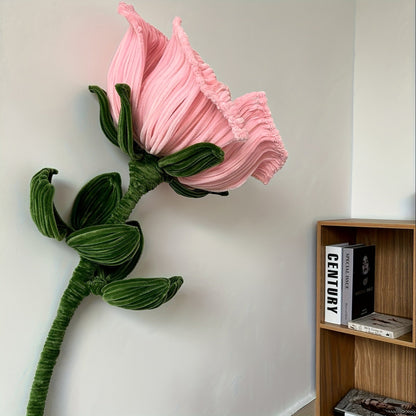 DIY Giant Rose Flower Craft Kit – 757pcs Flexible Pipe Cleaner Twist Rod Material for Handmade Decorations, Valentine’s Day, and Mother’s Day Gifts