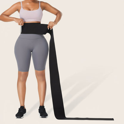 Women’s Silicone Waist Trainer Sauna Belt – Adjustable Body Shaper Wrap for Tummy Control, Weight Loss, and Workout Support