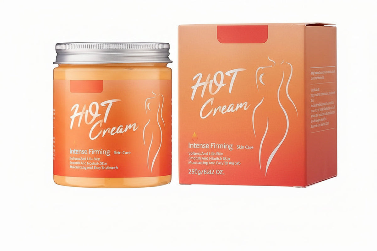 Firm & Tone Hot Body Cream – Smooth, Sculpt, and Indulge in Skin-Loving Ingredients for Targeted Slimming and Total Body Bliss