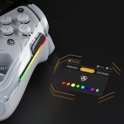 V2 Interactive Wireless Gaming Controller – No-Drift Hall Effect Joystick, RGB Lighting & Charging Dock for iOS, PC & Switch