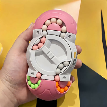 Magic Beans Puzzle Toy – 3D Multifaceted Stress Relief Fingertip Cube Toy for Focus & Relaxation