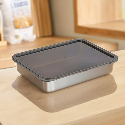 Stainless Steel Airtight Food Containers – Leakproof Lunch Boxes for Meal Prep, Fruits, Snacks & Office Storage