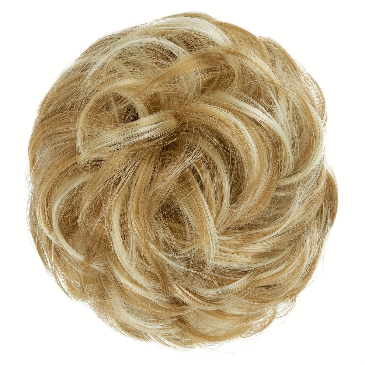 Messy Curly Hair Bun Extension – Voluminous Synthetic Elastic Chignon Scrunchie for Effortless Updo, Instant Volume & Natural-Looking Glam Hairpiece for Women