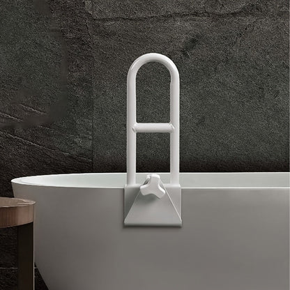 No-Drill Safety Bathtub Handrail – Handle for Seniors, Anti-Slip Bathroom Support Bar for Safe Entry and Exit, Plastic Alloy