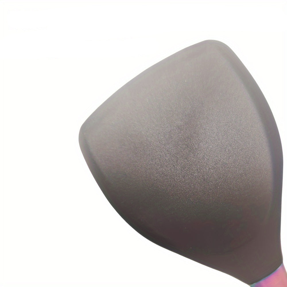 Titanium-Plated Stainless Steel Kitchen Spatula – High Heat Resistant, Silicone Cooking Tool with Ergonomic Grip and Vibrant Design