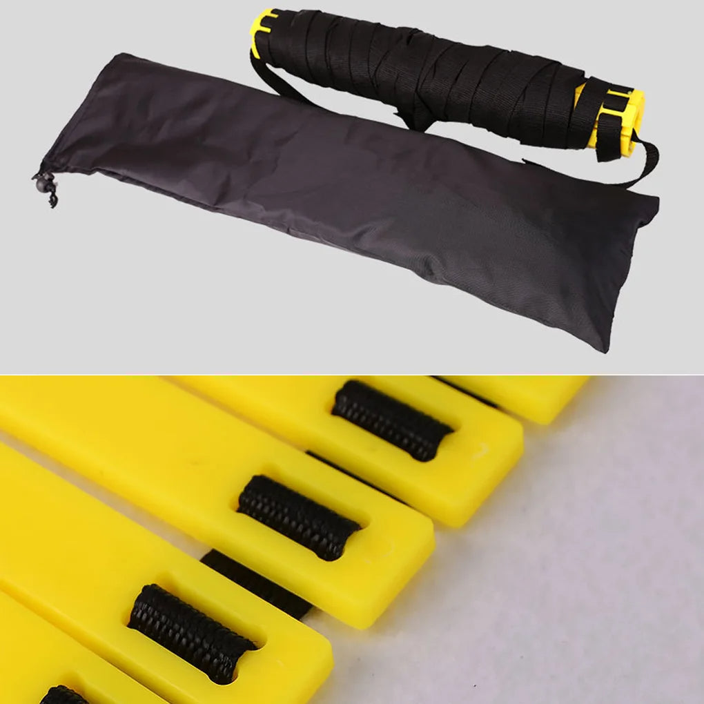 Agility Speed Ladder for Training – Improve Speed, Coordination, and Footwork with Durable Nylon Straps for Soccer, Football, and Fitness Workouts