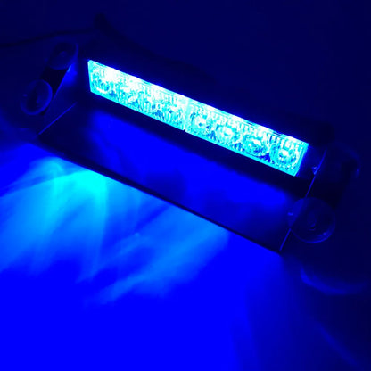 LED Police Lights Strobe Lights for Cars – 12V Emergency Signal Lights for Dashboard, Interior Roof, and Windshield with Suction Cups for Safe Caution and Hazard Warnings
