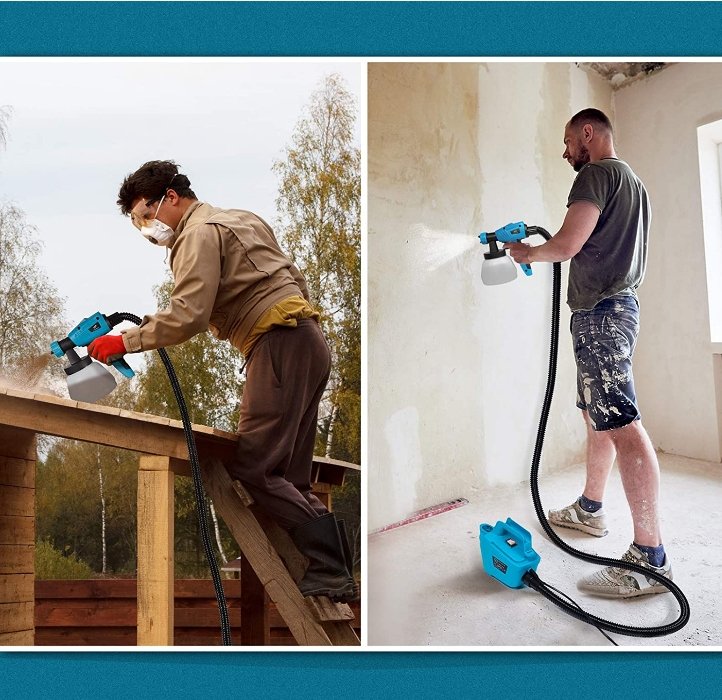 HVLP Paint Sprayer Electric Spray Gun - 800W Sprayer Gun