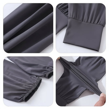 UV Protection Cooling Arm Sleeves – Half-Finger Design, Sweat-Wicking Fabric for Outdoor Sports & Running