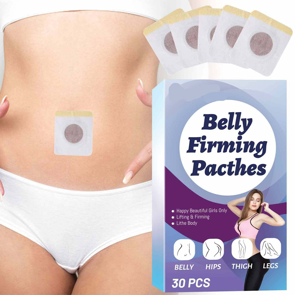 Firming Patches for Body Sculpting – Tighten, Tone, and Revive Skin Texture with Targeted Application That Supports a Slimmer, Smoother Silhouette