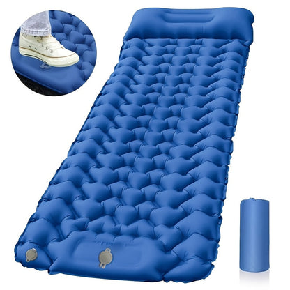 Ultralight Inflatable Air Cushion Mattress – Foldable Camping Bed with Pillow, Durable Comfort for Hiking, Trekking, or Travel