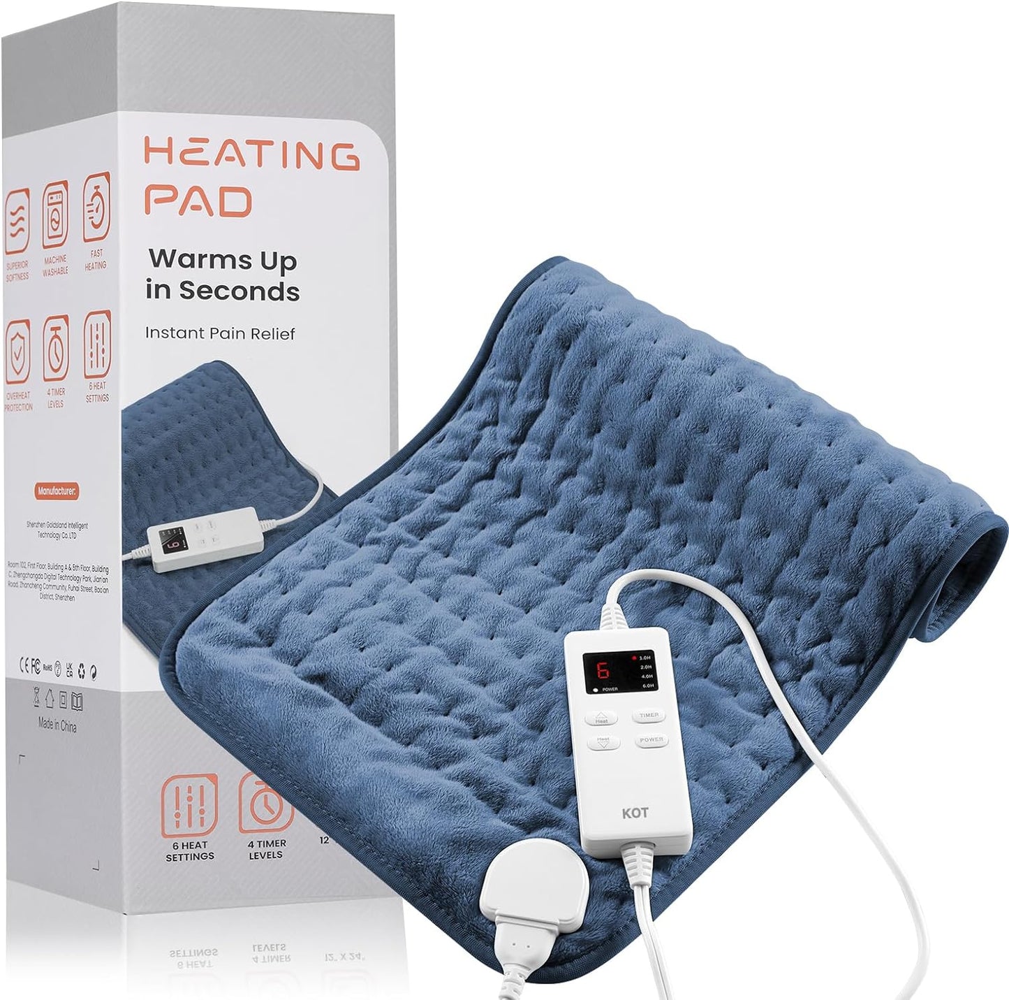 Massaging Heating Pad For Back Pain