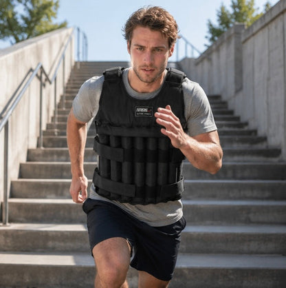 Adjustable Weighted Vest - Fitness Training Vest for Strength Workout, Portable Weight Vest for Men Women Gym Exercise