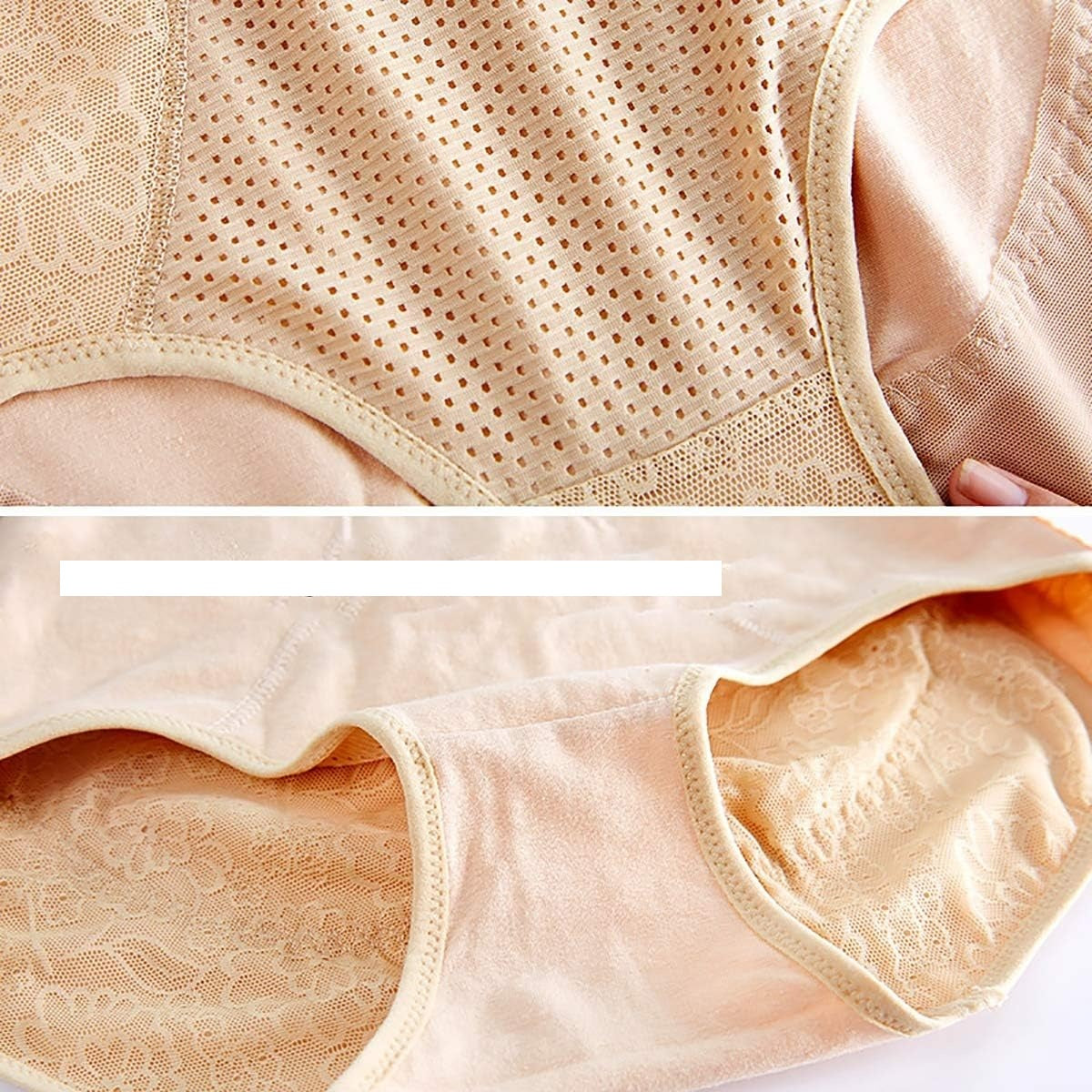 Plus Size Lace Shapewear Panties – High-Waist Tummy Control & Butt Lifting Underwear for Women