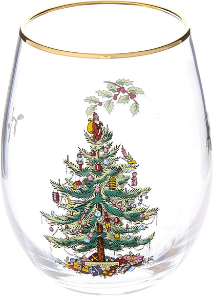 Christmas Double-Layer Glass Cup – Heat-Resistant Tree Mug for Coffee, Milk & Water, Cute Holiday Gift for Friends, Girls & Festive Kitchen Décor