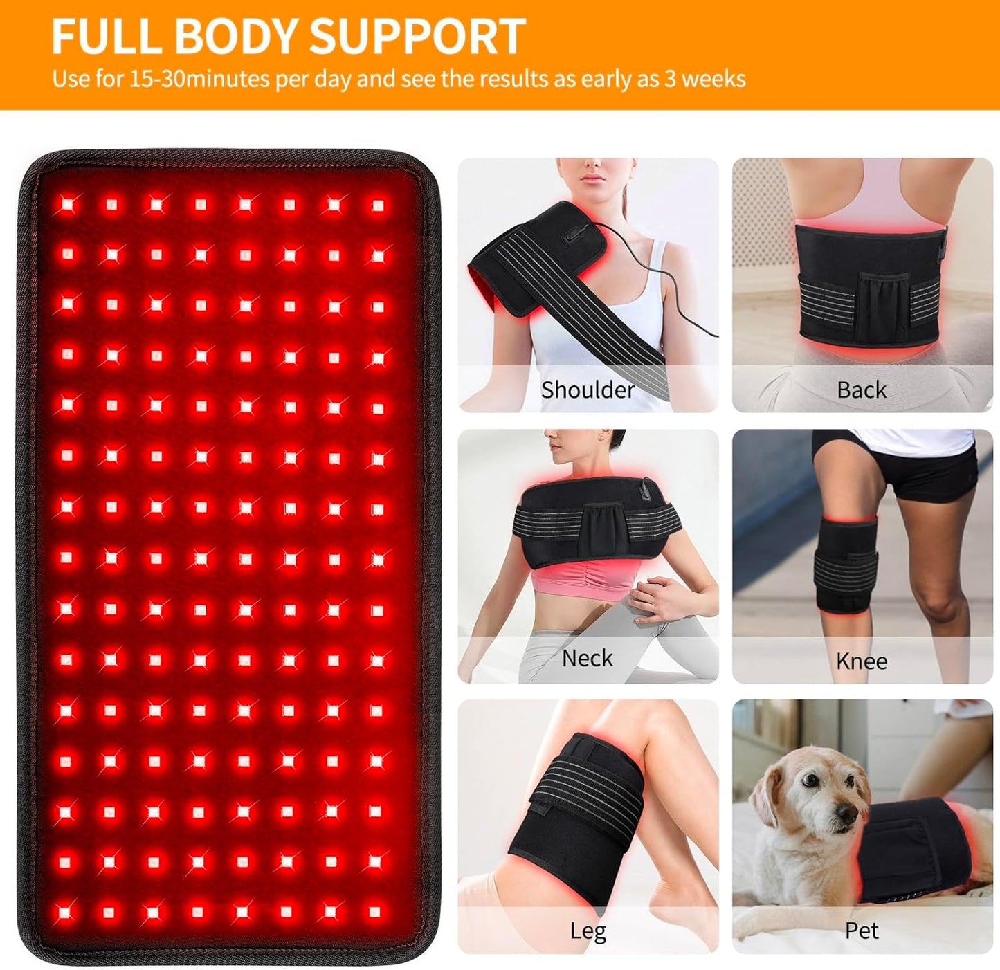 Led  Red Light Therapy Belt Pad for Pain Relief