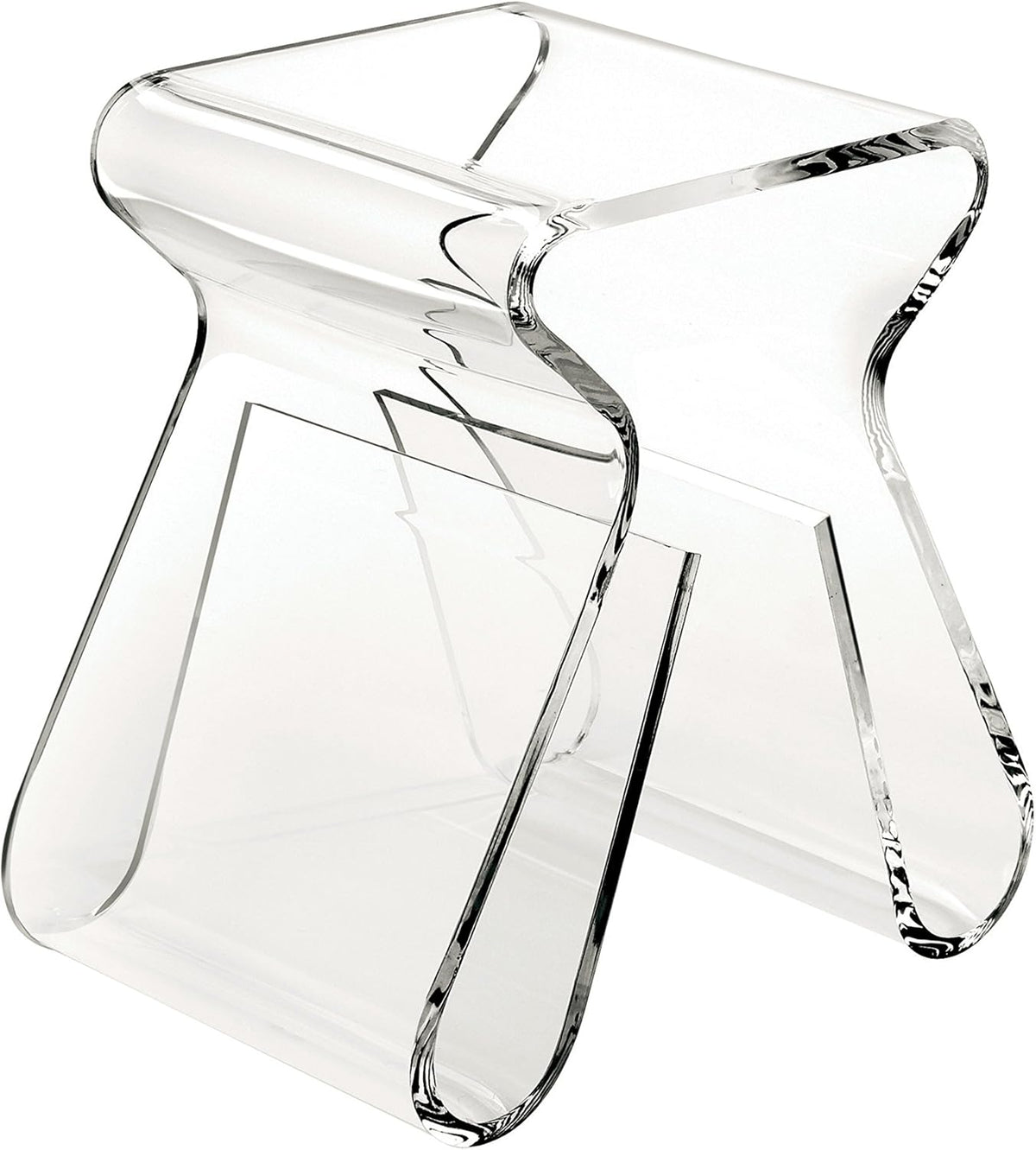 Acrylic Transparent Side Table – Minimalist Home Coffee & Sofa Table for Living Room or Bedroom