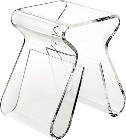 Acrylic Transparent Side Table – Minimalist Home Coffee & Sofa Table for Living Room or Bedroom