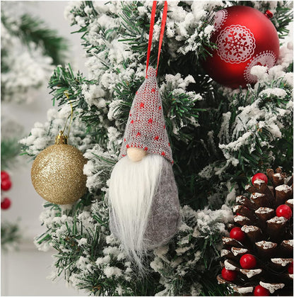 Santa Faceless Gnome Wall Decor – Adorable Hanging Christmas Dwarf Ornament for Xmas Trees, Holiday Dinners, Festive Home Styling, and Cozy Seasonal Atmosphere