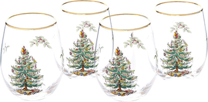 Christmas Double-Layer Glass Cup – Heat-Resistant Tree Mug for Coffee, Milk & Water, Cute Holiday Gift for Friends, Girls & Festive Kitchen Décor