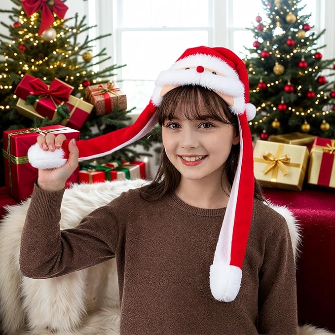 Plush Reindeer Christmas Hat – Cute Santa Antler Cap for Kids’ Holiday Parties, Cosplay Events & Festive Photo Shoot Accessories