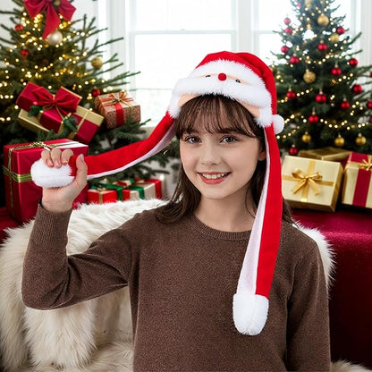 Plush Reindeer Christmas Hat – Cute Santa Antler Cap for Kids’ Holiday Parties, Cosplay Events & Festive Photo Shoot Accessories