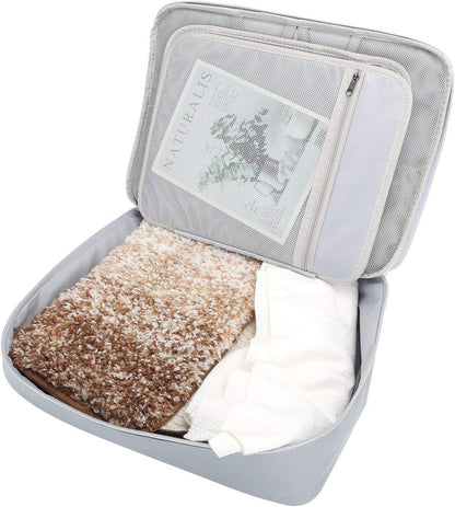 Fireproof Waterproof Document Organizer – Multi-Layer Safety Bag with Zipper for Cards, Files, and Travel Storage