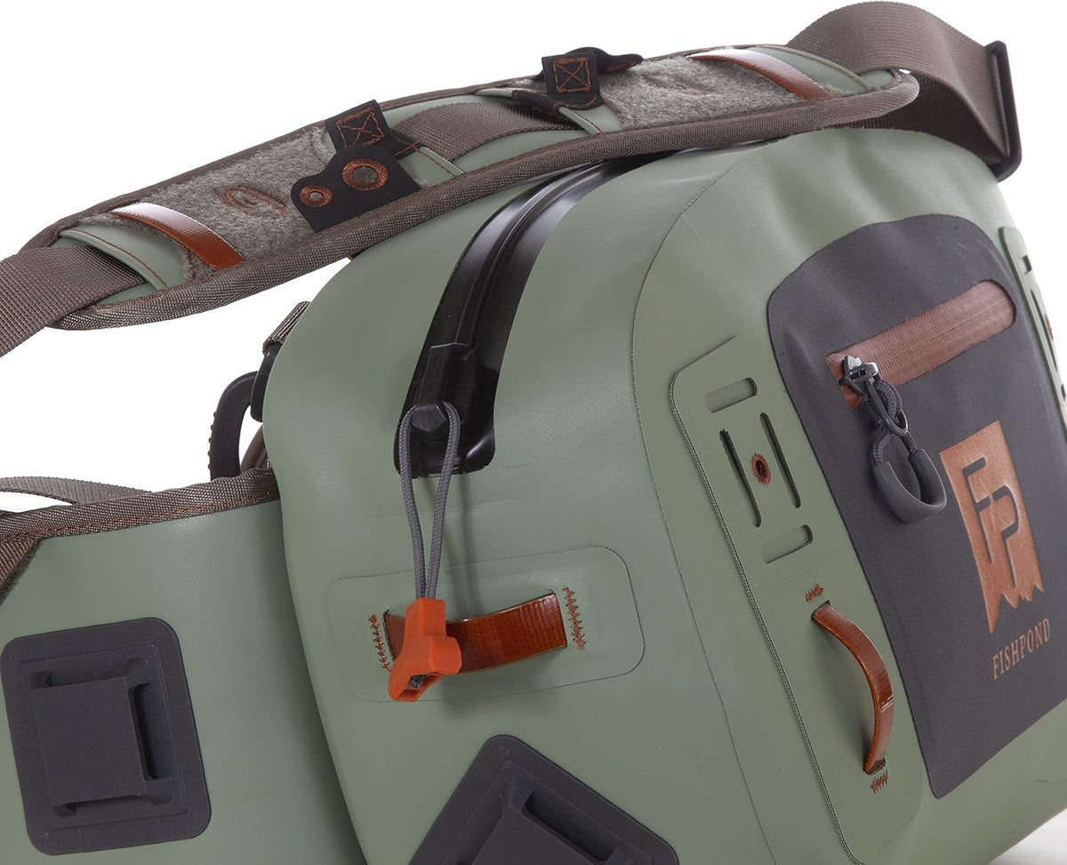Fly Fishing Waist Hip Pack – Waterproof Crossbody Sling Bag with Tackle Storage, Ideal for Canoeing, Kayaking, Surfing & Outdoor Use