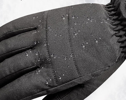 Heated Waterproof Winter Gloves – Three Temperature Levels Intelligent USB-Powered Thermal Gloves for Men & Women’s Motorcycle, Bicycle, Camping & Fishing Use
