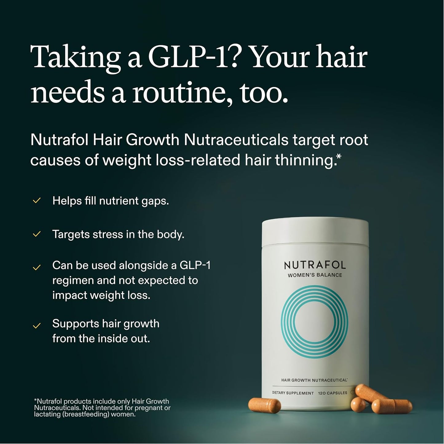 Nutrafol Women's Balance Hair Growth Supplements