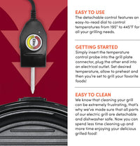 Smokeless Electric Tabletop Grill Nonstick