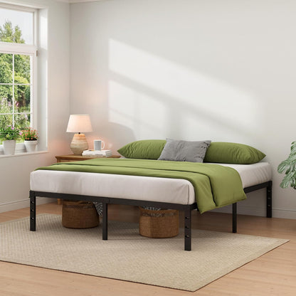 Metal Bed Frame,Queen Size Bed Frame with Storage Space