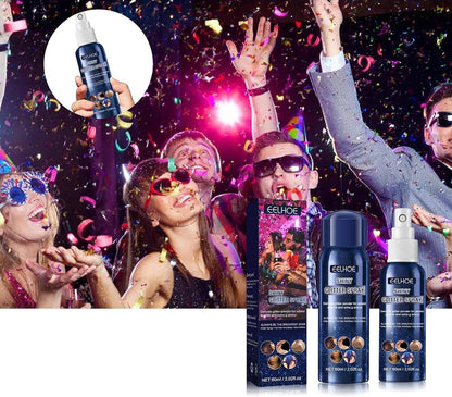Flash Glitter Spray – 60 ml Starry Sky Body & Face Spray for Nightclub or Party Use, Safe Cosmetic Flash Glitter for Dates