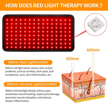 Led  Red Light Therapy Belt Pad for Pain Relief