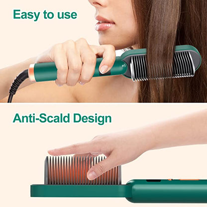 Envisagem Christmas Sale 50% OFF – Negative Ion Hair Straightener Styling Comb