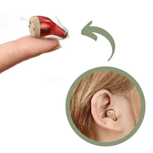 Micro OTC Hearing Aids CIC Nearly Invisible And Rechargeable