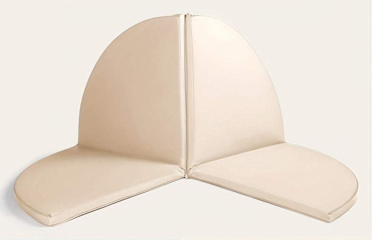 Leather Baby Play Mat – 4pcs Soft, Foldable, and Stylish Foam Mat for Crawling, Nursery, and Easter Gifting for Kids