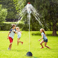 Kids Flying Rocket Water Sprinkler Toy for Outdoor Play
