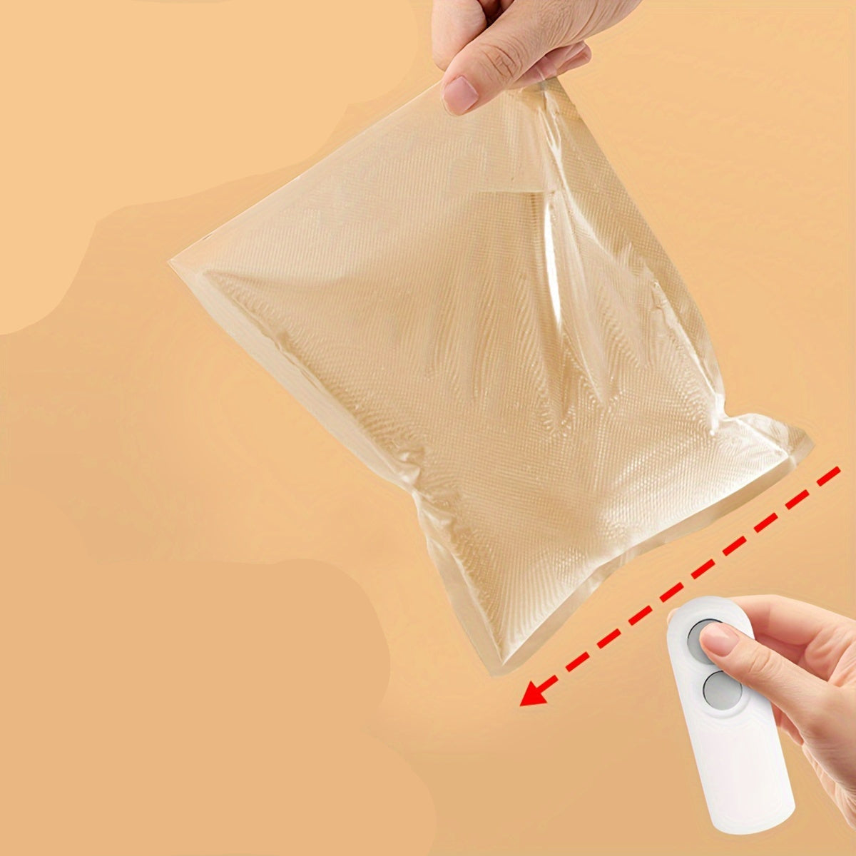 USB Rechargeable Mini Sealing Machine – 2-in-1 Heat Seal & Cut, Keeps Food Fresh Longer, Compact and Portable for Kitchen Use