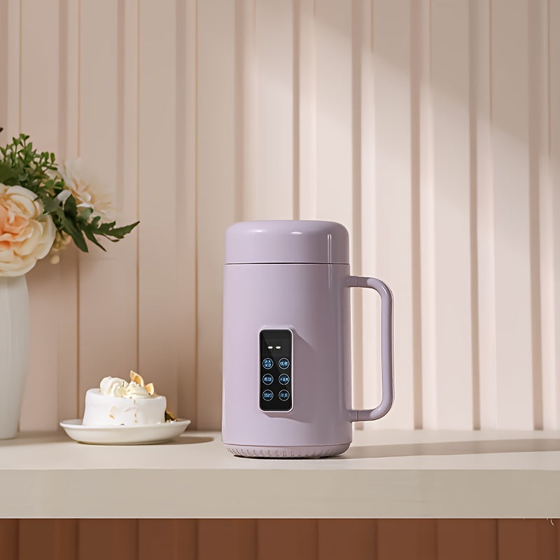 Electric Ceramic-Lined Cooker – 500W Portable Digital Pot for Tea, Soup, or Noodles with Spill-Proof & Timer Controls