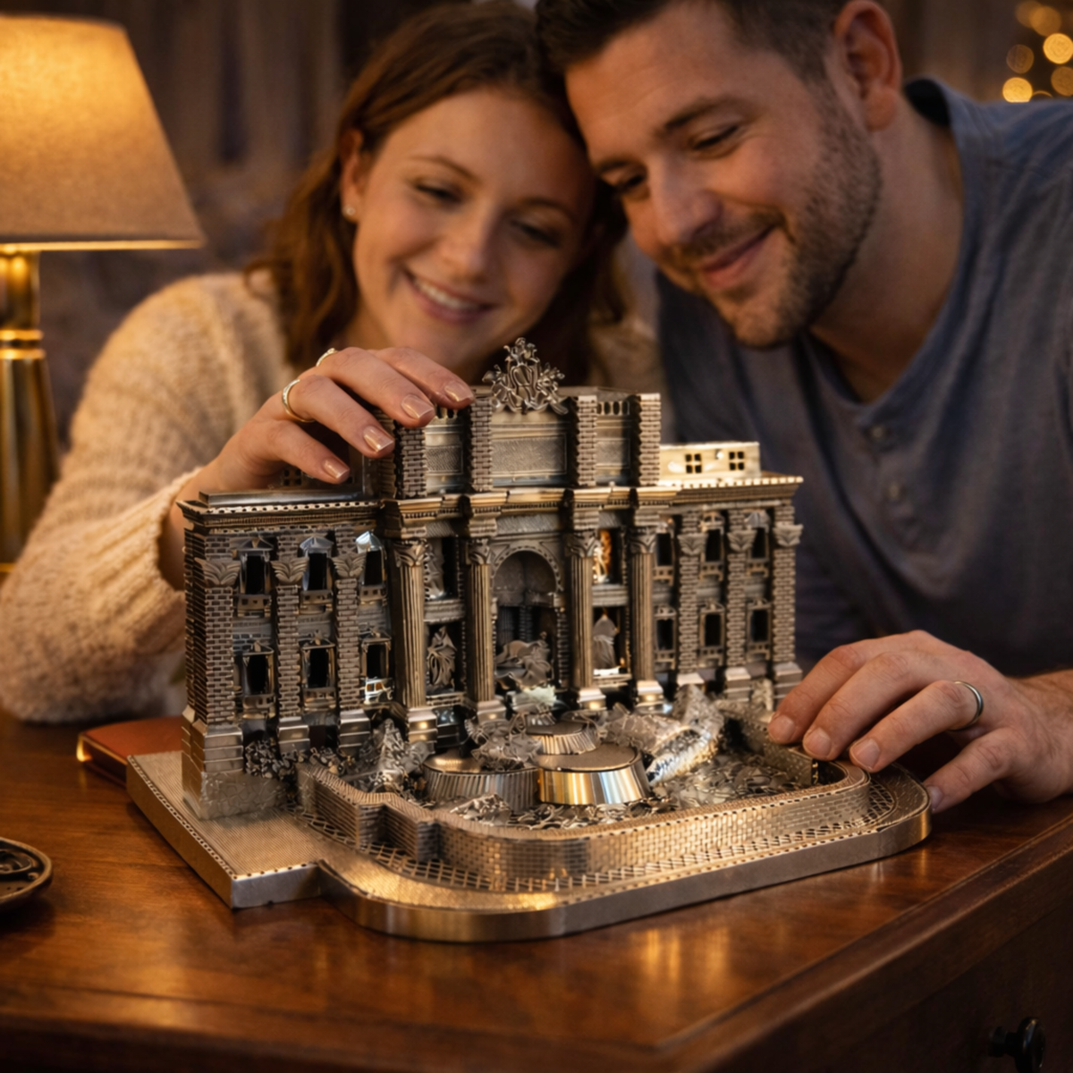 Metal Cathedral Puzzle – 3D St. Patrick’s Laser-Cut DIY Assembly Model Kit for Creative Gifts
