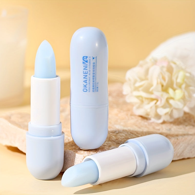Hyaluronic Acid Lip Balm – Vitamin E & Hydrolyzed Sodium Hyaluronate Formula for Deep Hydration, Reduces Lip Lines, and Softens Skin